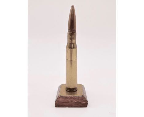 A Second World War "trench art" cigarette lighter