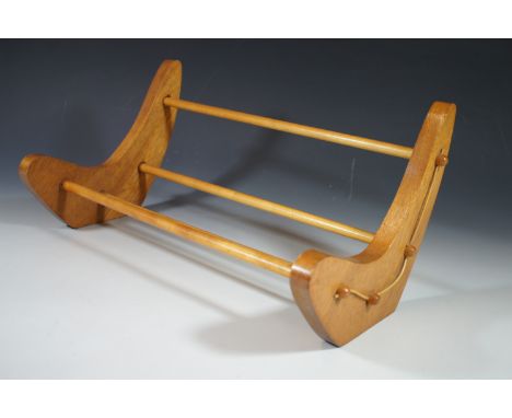 A 1950's teak book trough, 44 x 26 cm 