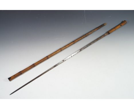 Antique sword stick (a/f)