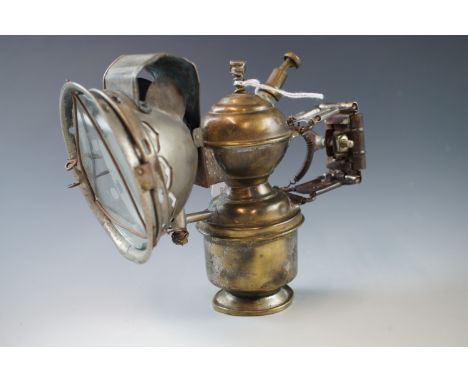 A vintage carbide lamp