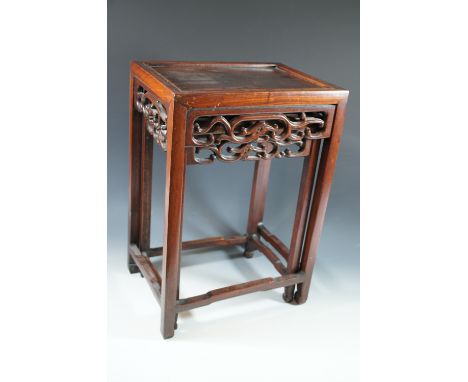 Two mahogany lamp tables