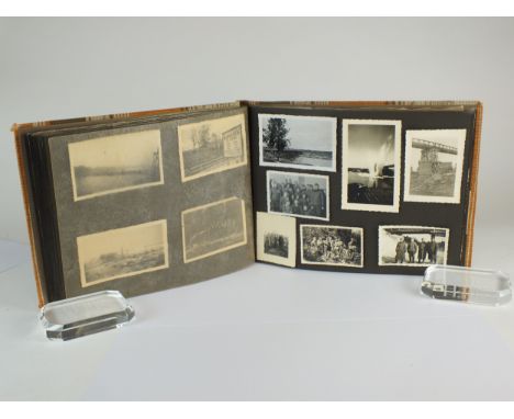 A World War II German photograph album, circa 1939-41 A very good collection of photographs, compiled by a soldier serving in