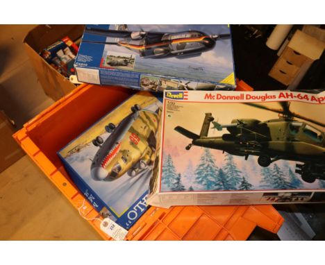 15 unmade aircraft kits. 5x Revell- 3 1:72 scale- Mil Mi-26 HALO, C-160 Transall, P-3C Orion. 1:48 British S.E. 5a. and a 1:3