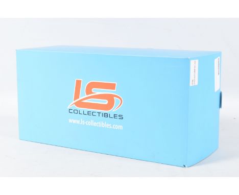 A BOXED LIMITED EDITION LS COLLECTIBLES LANCIA DELTA EVO MARTINI 5 1993 1:18 MODEL VEHICLE, numbered LS034B, white body with 