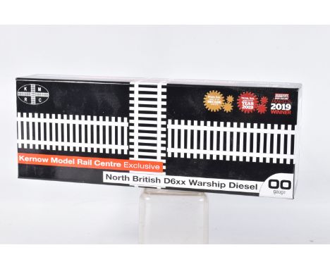 A BOXED BACHMANN FOR KERNOW MODEL RAIL CENTRE EXCLUSIVE OO GAUGE WARSHIP DIESEL LOCOMOTIVE, 'Cossack' No.D604, B.R. green liv