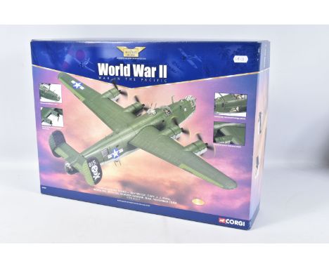 A BOXED CORGI WORLD WAR II CONSOLIDATED B-24D - 'SKY WITCH' SCALE 1:72 MODEL AIRCRAFT, numbered AA34004, painted green with b
