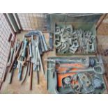 1 x Stillage of Tools, Vehicle Container Clamps, Antennas etc