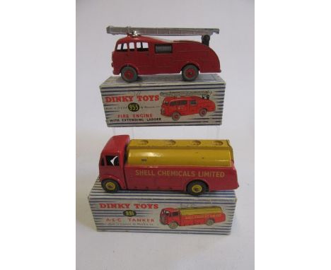 991 AEC Tanker, F-G, box F-G, 955 Fire Engine with Extending Ladder, G, box F-G (2) (Est. plus 21% premium inc. VAT)