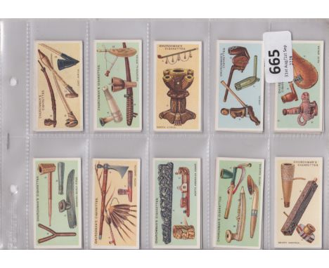 W A &amp; R S Churchman Pipes of the World 1927 set 25/25 VG/EX