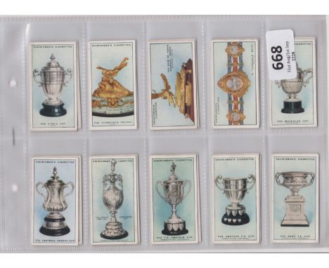 W A &amp; R S Churchman Sporting Trophies 1927 set 25/25 VG