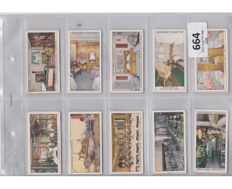 W A &amp; R S Churchman Life un a Liner 1930 set 25/25 VG