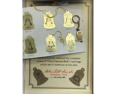 Bells Scotch Whisky - A Complete Bell's swing tickets with certificate, a copy of Pride of Perth key chain all boxed