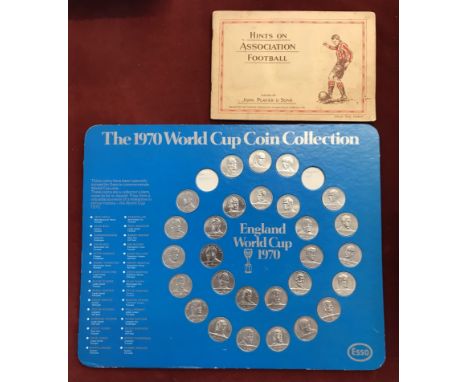 The 1970 World Cup Football Coin Collection (Esso), England World Cup 1970 Incomplete 28/30 no Martin Peters or Francis Lee a