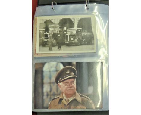 WWII A 'Dads Army' Collection in an album in plastics, also several WWII leaflets and reproductions and a ration book. Intere