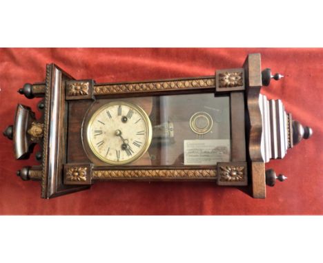 Musical Clock - A German Black Forest Clock. Buyer collects or arranges courier as the clock is somewhat heavy and has glass 