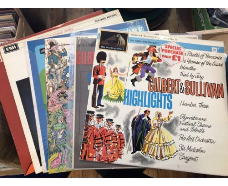 Opera/Light Opera/Light Classical, mostly VG+ quality many original 50s/60s pressings. Vinyl LP records. Sample composer - Gi