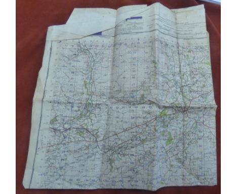 British Military Map of Carlisle War Office Edition produced by Ordnance Survey for the Ministry of Defence, The national Gri