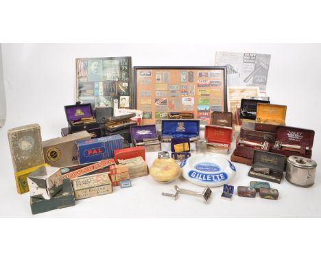 A large collection of early and mid 20th century safety razors and related equipment. The collection to include examples from