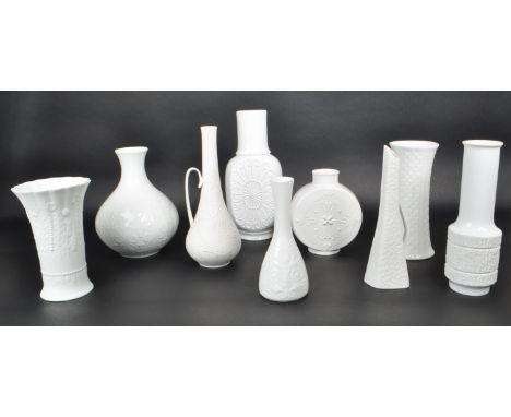 A collection of vintage mid 20th century German porcelain decorative items. The collection to include examples from Kaiser, R