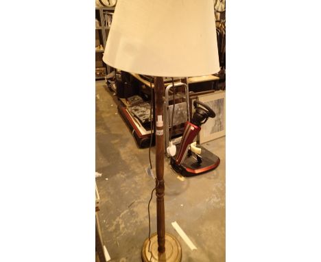 Modern pine standard lamp. Not available for in-house P&amp;P, contact Paul O'Hea at Mailboxes on 01925 659133 