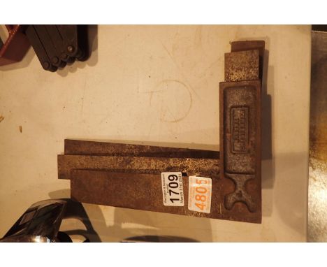 Three steel 8" set square including Rabone Chesterman. P&amp;P Group 1 (£14+VAT for the first lot and £1+VAT for subsequent l