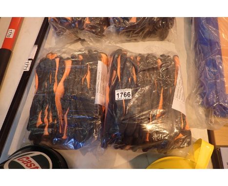 Two packs of workman gloves. P&amp;P Group 1 (£14+VAT for the first lot and £1+VAT for subsequent lots) 