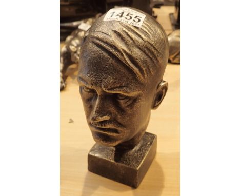 Adolf Hitler bust, H: 21 cm. P&amp;P Group 2 (£18+VAT for the first lot and £3+VAT for subsequent lots) 
