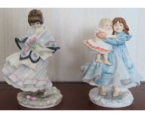 Two Royal Worcester figures - Love &amp; This Lovely Day

reasonable used condition 