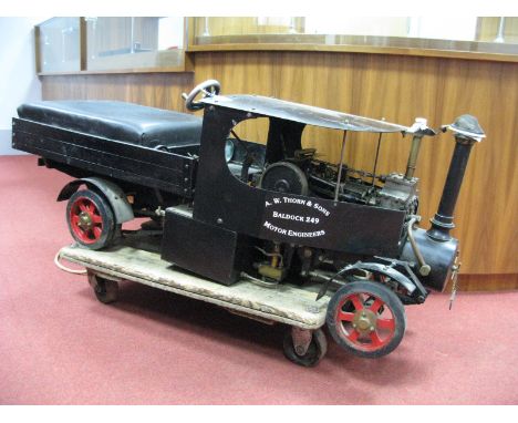 A 1/5th Scale Clayton Overtype Live Steam Wagon, Built From a "Pride of Penryn" Kit, by Wilson Model Technology of Daventry. 