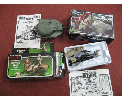 Two Original Star Wars Trilogy - Return of The Jedi Plastic Model Vehicles, comprising of Endor Forest Ranger Vehicle by Pali