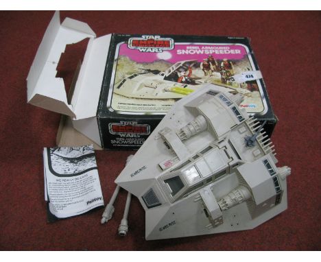 An Original Star Wars Trilogy The Empire Strikes Back Rebel Armoured Snowspeeder, by Palitoy, (circa 1980), missing harpoon a