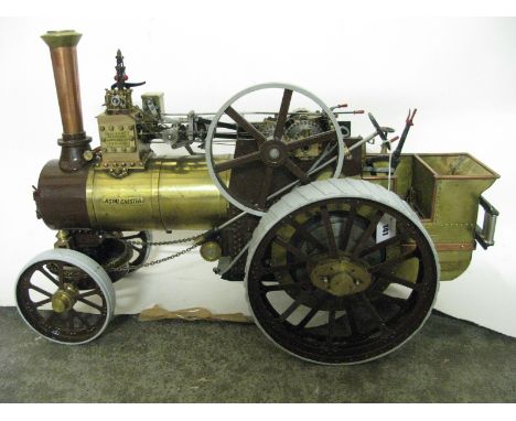 A Very Good Engineered 1½ Inch Scale Live Steam ''Allchin'' Traction Engine, built to the W.J. Hughes drawings/design for ''R