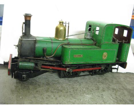 A 5" Gauge Live Steam Model of the 2-4-0 Beyer Peacock Tank Steam Locomotive Supplied to The Isle of Man Railway; possibly bu