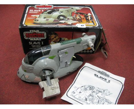 An Original Star War Trilogy The Empire Strikes Back, Slave I Boba Fetts Spaceship, by Palitoy (Kenner Products 1981), includ