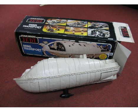 An Original Star Wars Trilogy Return of The Jedi Rebel Transport Vehicle, by Palitoy, (circa 1982), includes five Hoth Back P