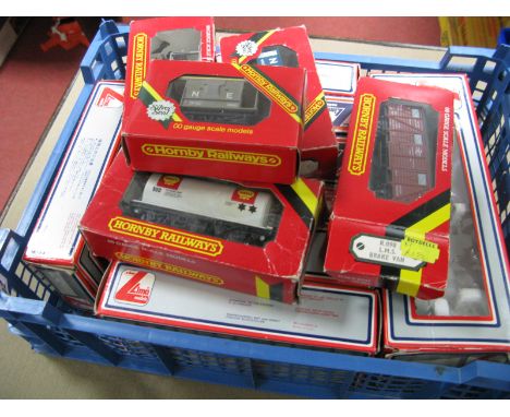 Eighteen "OO" Gauge/4mm Items of Rolling Stock, by Lima and Hornby; brake vans, private owner wagons/box vans, Lima Ref 30/29