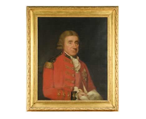 Portrait of Lieutenant General John Robinson (1757?-1819) half-length, in red uniform, wearing the insignia of the Order of t