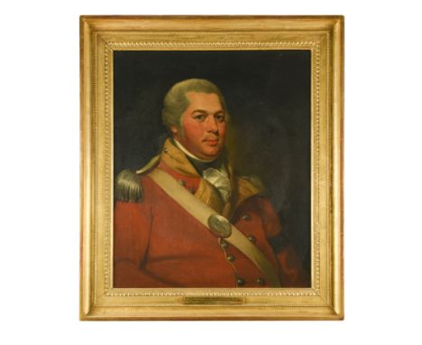 Portrait of Lieutenant General Christopher Jeaffreson (1761-1824) half-length, in the uniform of an officer in the East Norfo