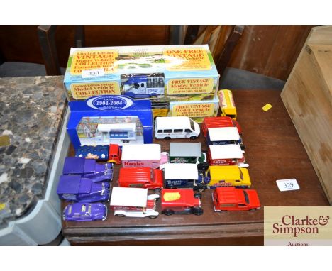 A quantity of various diecast and other model cars