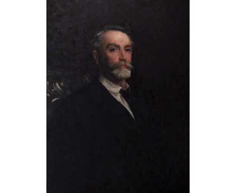 English School (Late 20th century): Portrait of an Edwardian Gentleman, oil on canvas unsigned 100cm x 75cm Condition Report 
