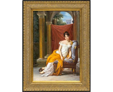 Kopist, nach François GérardMadame Récamier  20. Jh.  Öl auf Lwd. 90×50 cm. Nach dem Original (1805) im Musée Carnavalet, Par