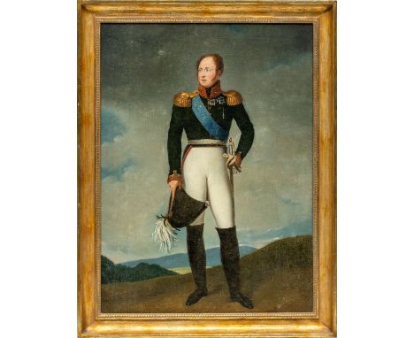 Gérard, François  (Rom, Paris 1770-1837) , Kopie Zar Alexander I. von Russland   um 1900 Öl auf Lwd. (Randdoubl.). 89×65,5 cm