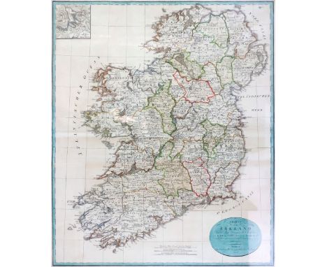 Irland (1804)  Charte von Irland. Nach den Original-Charten von Kitchin, Jeffreys und Beaufort.... Weimar, im Verlag des Geog