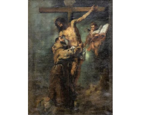 Murillo, Bartolomé Esteban (Sevilla 1617-1682) , KopieKreuzabnahme Christi durch den Heiligen Franziskus  Nach dem Original i