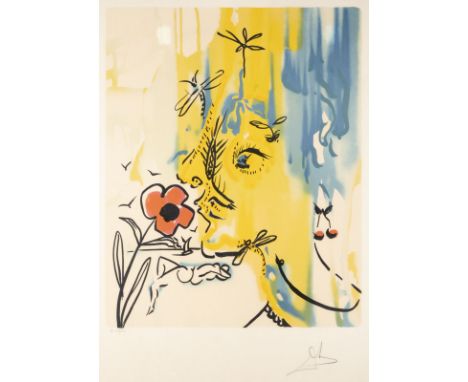 SALVADOR DALI1904 Figueres, Girona - 1989 ebenda'PRINTEMPS DE GALA' ('GALAS FRÜHLING) (1979/80) aus: Fleurs Surréalistes Farb