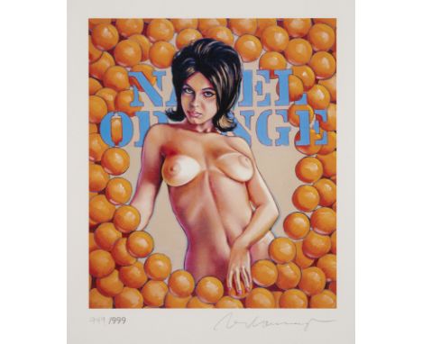MEL RAMOS1935 Sacramento, Kalifornien - 2018 Oakland, Kalifornien'NAVEL ORANGE' (2013) Digitalprint auf Velin, Hrsg. Galerie 