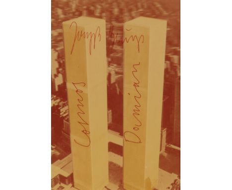 JOSEPH BEUYS1921 Krefeld - 1986 Düsseldorf'COSMOS UND DAMIAN' (1974) Multiple, Farboffset. SM 14,5 x 10,5 cm (R. 42 x 37 x 2,