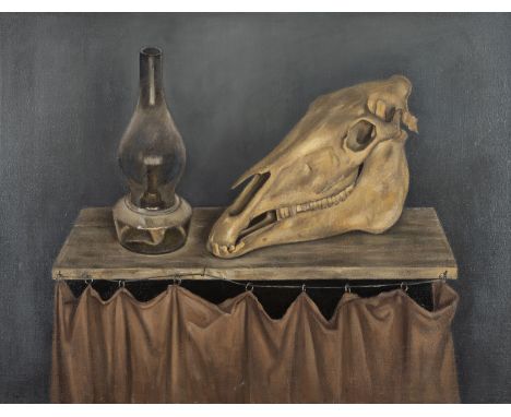 ALBIN SÄTTLER1927 Lauterbach, Tschechoslowakei - 1998 MünchenSTILLLEBEN (1976) Öl auf Leinwand. 89 x 116 cm (R. 92 x 119 x 3 