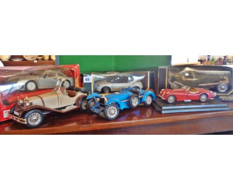 Corgi 1;18 scale MG, a Tonka Porsche and four Urago die-cast cars