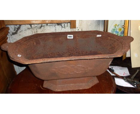 Victorian cast-iron planter